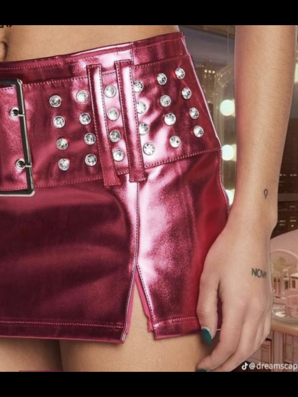POSTER GIRL Metallic Hot Pink Over-the-Knee Boots